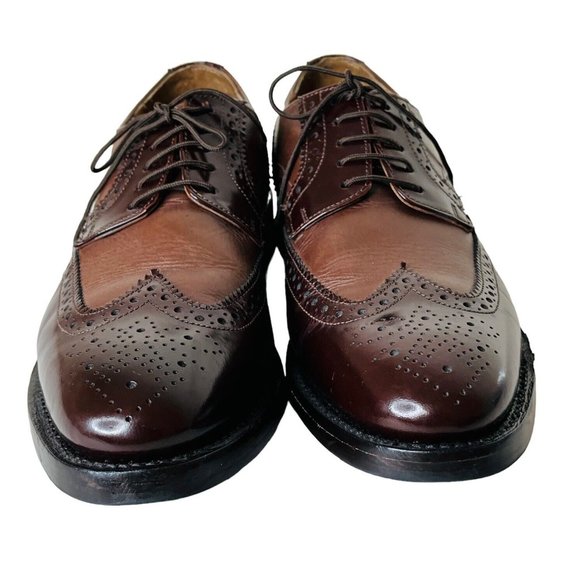 Samuel Windsor Prestige Longwings Brogue Shoes GYW Size 10 Brown main image 7